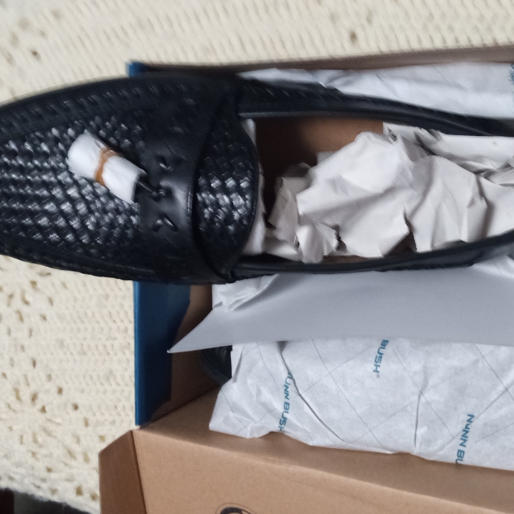 Men's Black Memory Foam Tassel Loafers